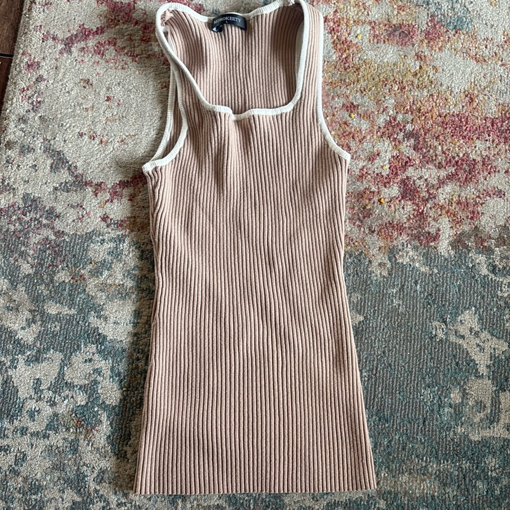 Ribbed tank top